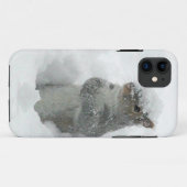 雪のリスのiPhone 5の場合 Case-Mate iPhoneケース (裏面(横))