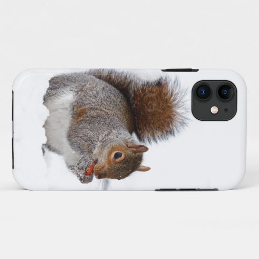 雪のリス Case-Mate iPhoneケース (裏面(横))
