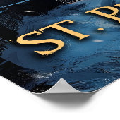 雪のロシアのチャーム – サンクトペテルブルク冬の旅行 ポスター (角)