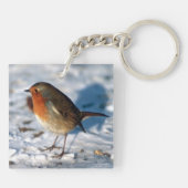 雪のロビン キーホルダー (裏面)
