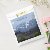 雪のローンパインの山のキャップ フェイバーバッグ (封をした状態)