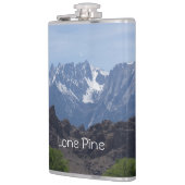 雪のローンパインの山のキャップ フラスク (左)