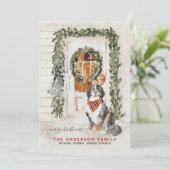 雪のヴィンテージベルネーズマウンテンドッグウォーター色 シーズンカード (スタンド正面)