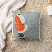 雪のヴィンテージ1920s クッション (ブランケット)