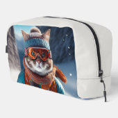 雪の上での猫スキー ドップキット (右コーナー)