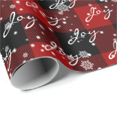雪の上で喜ぶクリスマス ラッピングペーパー (ロールコーナー)