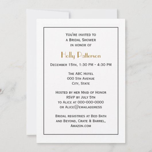 雪の上にサンタのトナカイの町の月を覆った 招待状 (裏面)