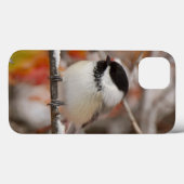 雪の上に大人の黒いキャップの《鳥》アメリカゴガラ Case-Mate iPhoneケース (裏面 (横))