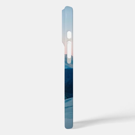 雪の上に覆われた山 Case-Mate iPhoneケース (裏面 / 左)