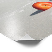 雪の上のりんご フォトプリント            (角)