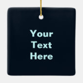 雪の上のオオカミ – Frehliche Weihnachen セラミックオーナメント (裏面)