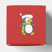 雪の上のクリスマスペンギン歩く フェイバーボックス (上部)
