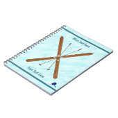 雪の上のクロスカントリー ノートブック (左側)