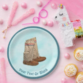 雪の上のムークルズ ペーパープレート (パーティー)