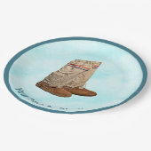 雪の上のムークルズ ペーパープレート (アングル)