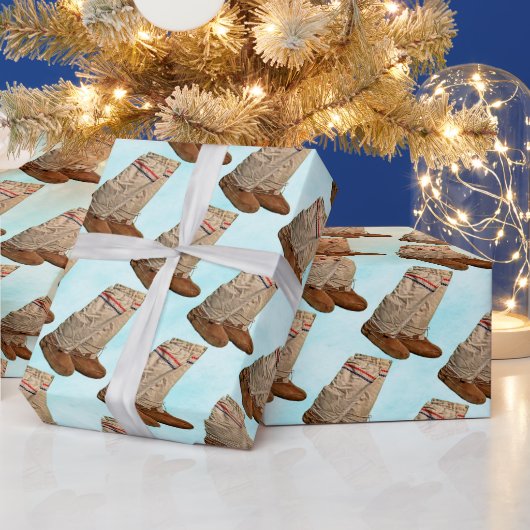 雪の上のムークルズ ラッピングペーパー (クリスマス)