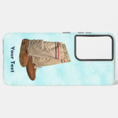 雪の上のムークルズ SAMSUNG GALAXYケース (裏面横)