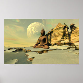 雪の上の仏 ポスター