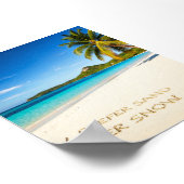 雪の上の砂 ポスター (角)