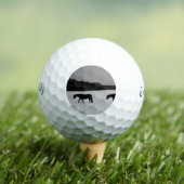 雪の上の馬のcss gbcna ゴルフボール (インサイチュ 木)