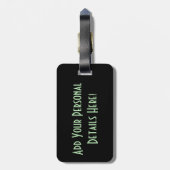 雪の上の馬cd ltcnm ラゲッジタグ (裏面縦)