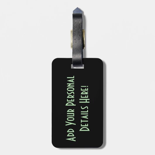 雪の上の馬cd ltcnm ラゲッジタグ (裏面縦)