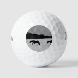 雪の上の馬ssf gbcna ゴルフボール
