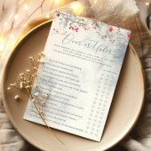 雪の上または下のブライダルシャワーゲーム