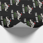 雪の上を歩く ラッピングペーパー (角)