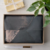 雪の上を満月が切り離す木の山 薄葉紙 (ギフト)