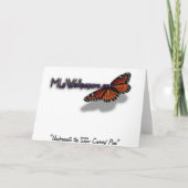 雪の下で松の木の冬の写真 カード (裏面)