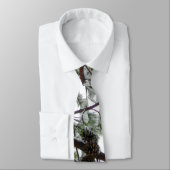 雪の下で松の木の冬の写真 ネクタイ (タイ)