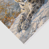 雪の下で眠るユキヒョウ 薄葉紙 (詳細)