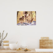 「雪の下に星を」キャンバスアート ポスター (キッチン)