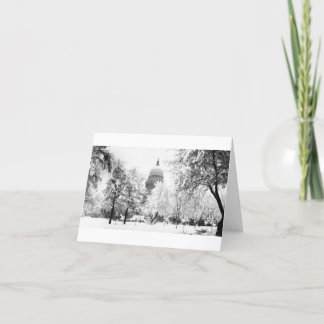 雪の下のアイダホの国会議事堂 カード