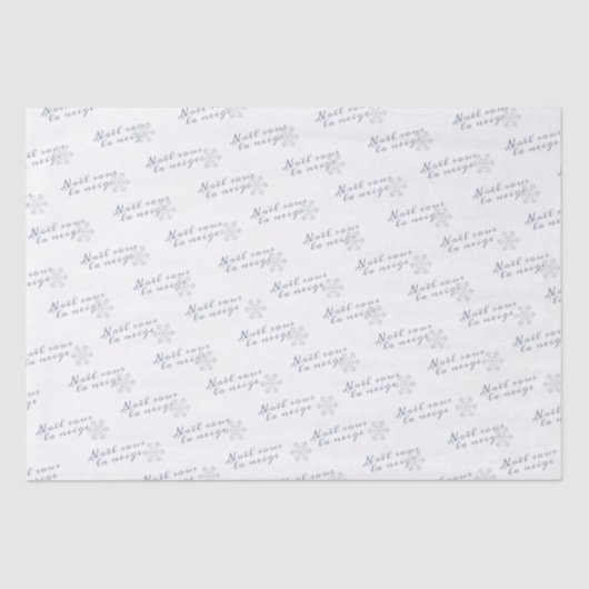 雪の下のクリスマス白いクリスマスフランスの 薄葉紙 (正面)