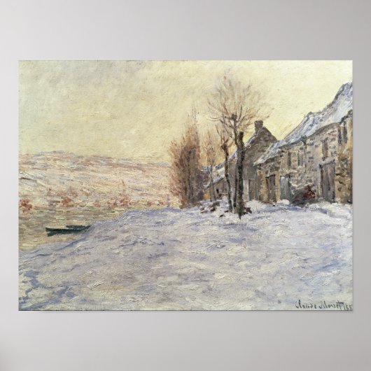 雪の下のラバコート， c.1878-81 ポスター (正面)