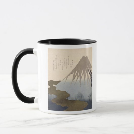 雪の下の富士山 マグカップ (左)