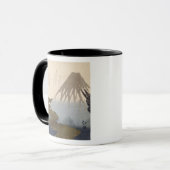 雪の下の富士山 マグカップ (正面左)