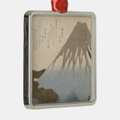 雪の下の富士山 メタルオーナメント (右)