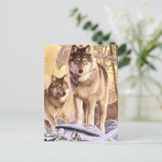 「雪の下の星」 ポストカード (スタンド正面)