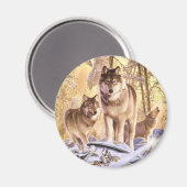 「雪の下の星」 マグネット (正面/裏面)