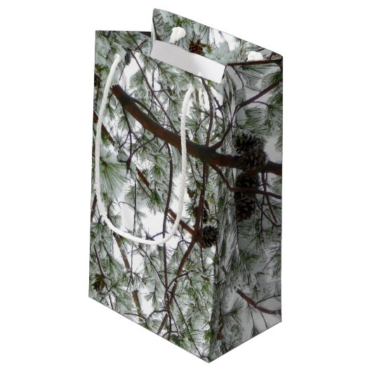 雪の下の松 スモールペーパーバッグ (裏面アングル)