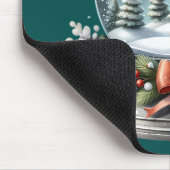 雪の世界不思議ランドのサンタのスレイライド マウスパッド (コーナー)