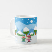 雪の世界物語 コーヒーマグカップ (正面左)