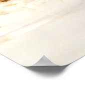 雪の丘の上のマウンテンライオン ポスター (角)