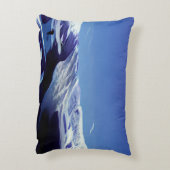 雪の丘、冬のパノラマ アクセントクッション (裏面(縦))