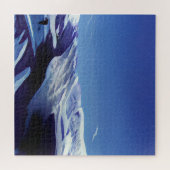 雪の丘、冬のパノラマ ジグソーパズル (横)