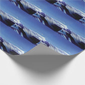 雪の丘、冬のパノラマ ラッピングペーパー (角)