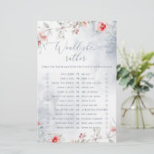 雪の中での愛むしろ彼女はブライダルシャワーゲーム (スタンド正面)